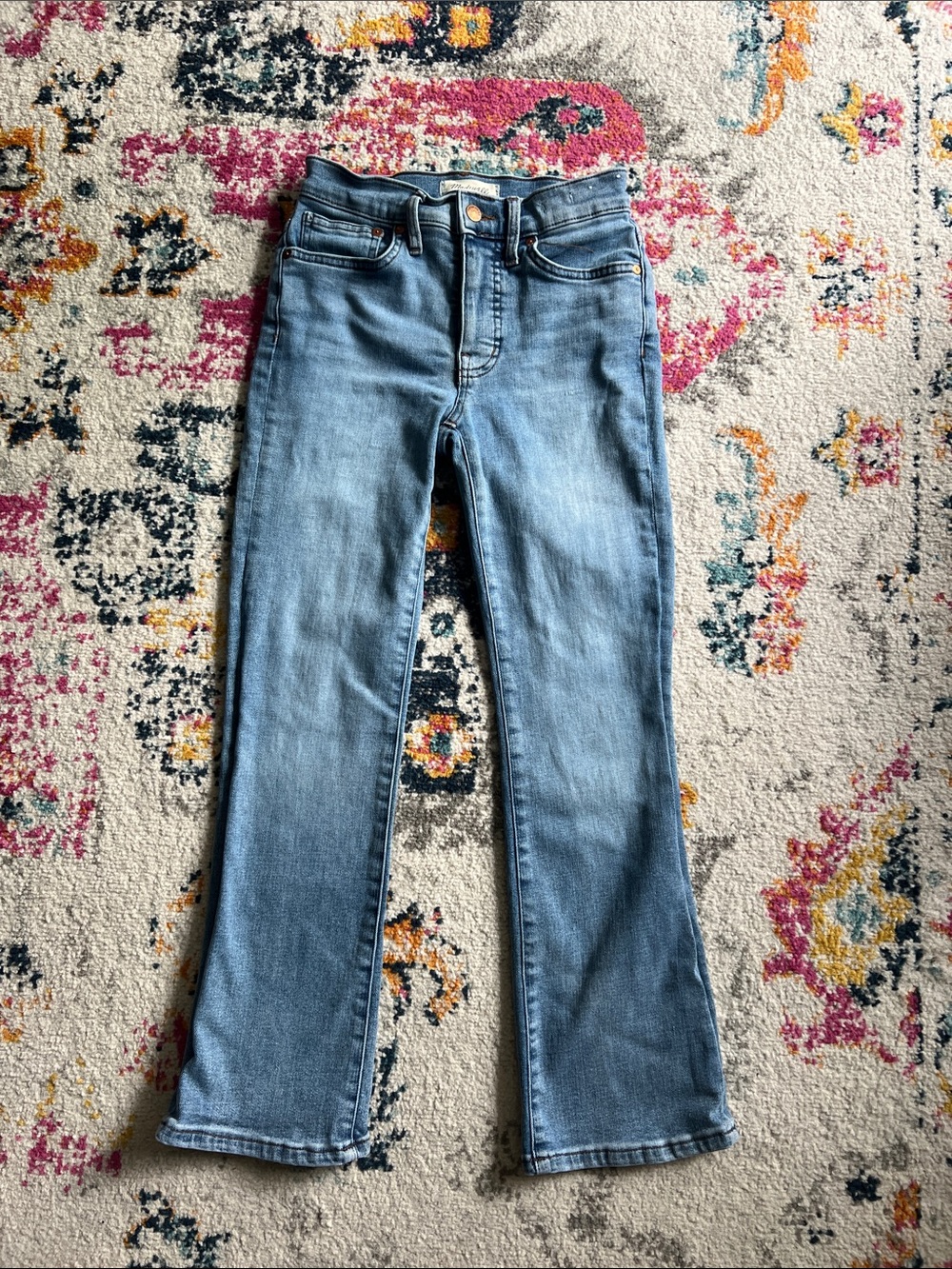 Madewell Mid-Rise Kick Out Jeans size 25